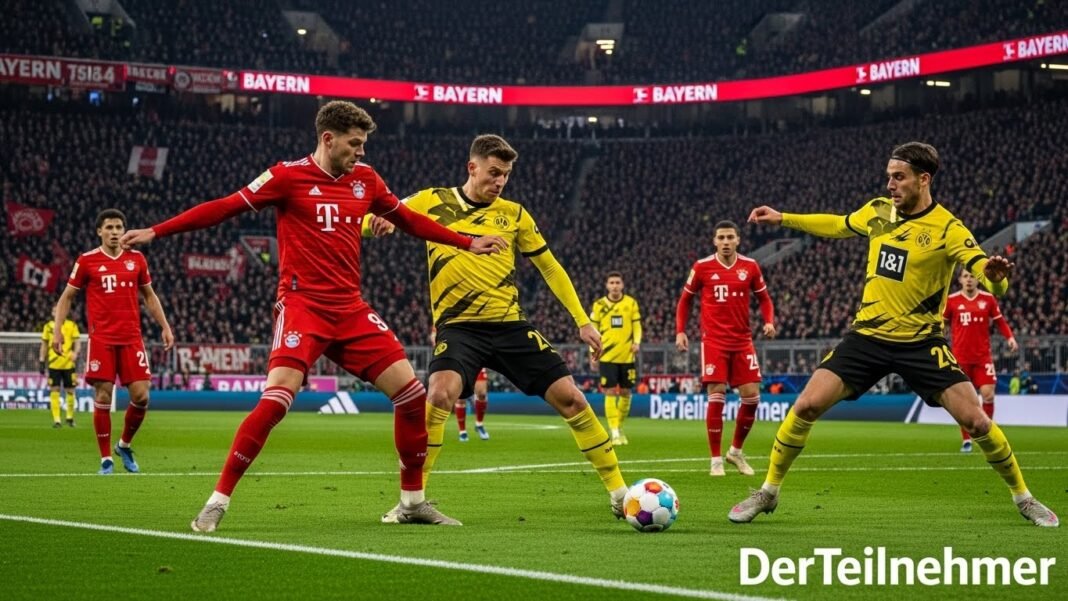Ticker: Teilnehmer: FC Bayern München gegen Borussia Dortmund
