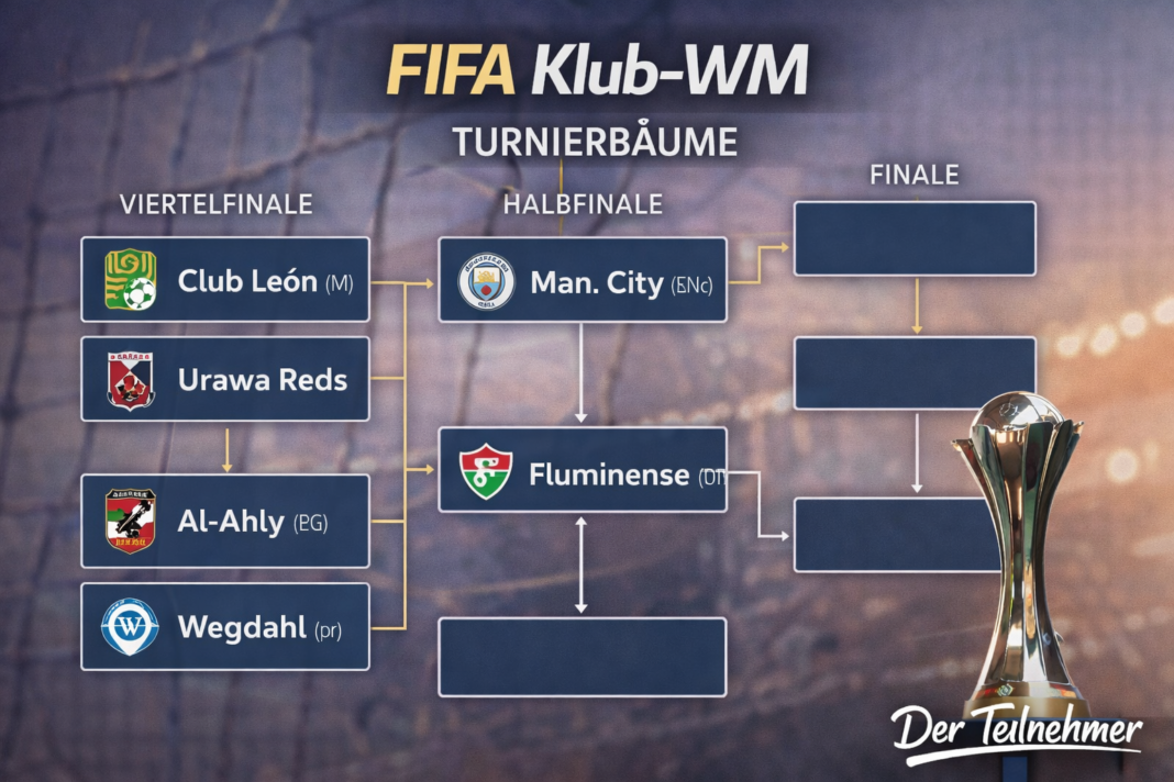 FIFA Klub-WM Turnierbäume 2025: Alle Ergebnisse & K.O.-Runden
